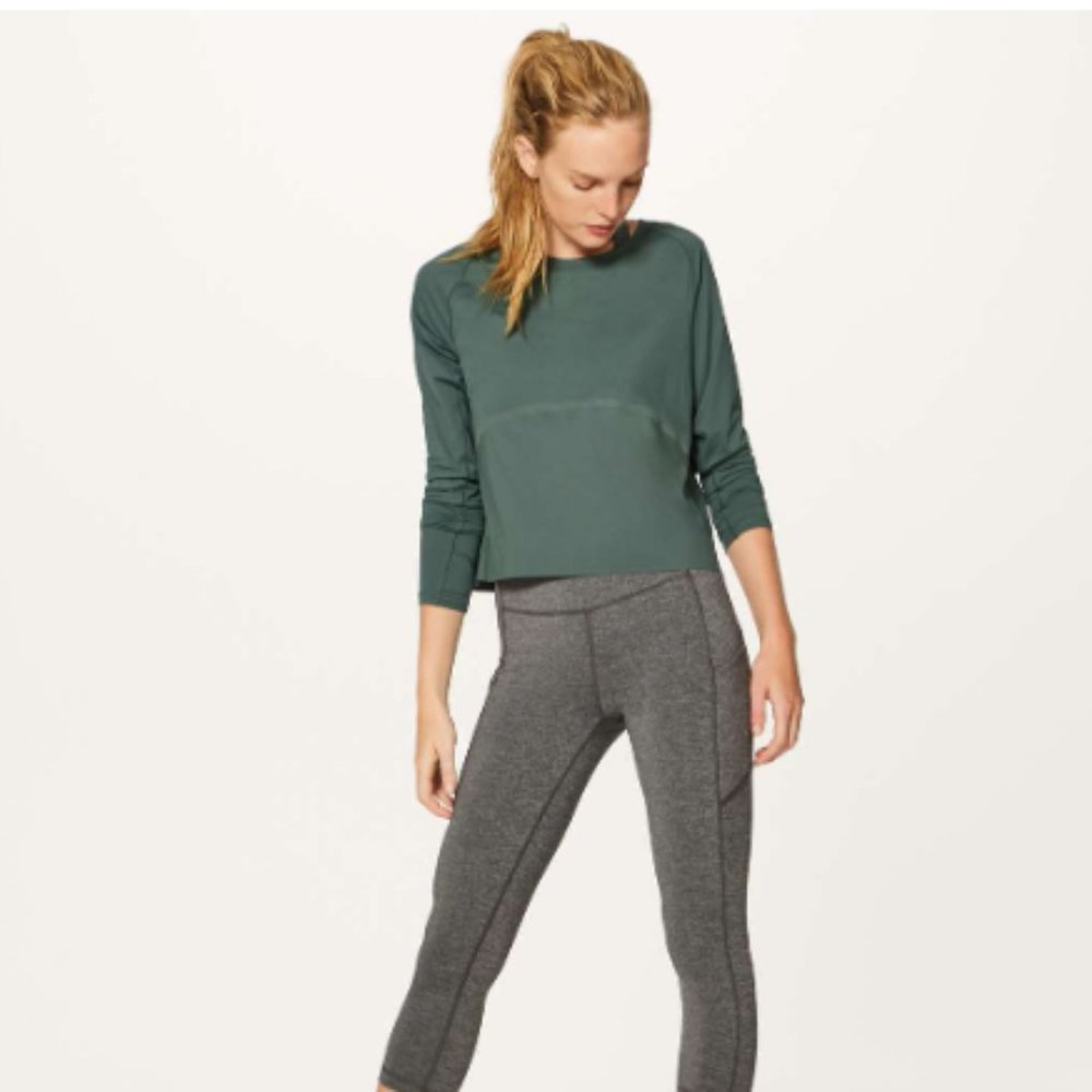 Final Lap Green Long Sleeve top